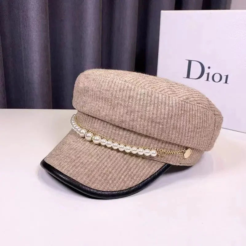 Women's pearl cap