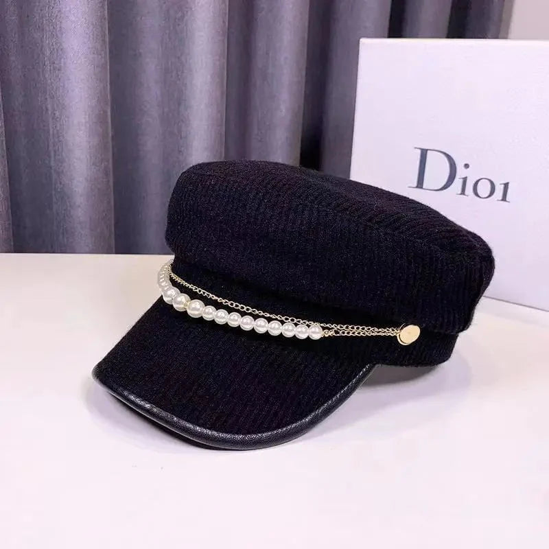 Women's pearl cap