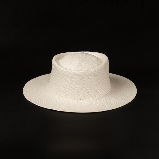 White panama hat