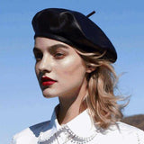 Leather beret