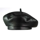 Leather beret