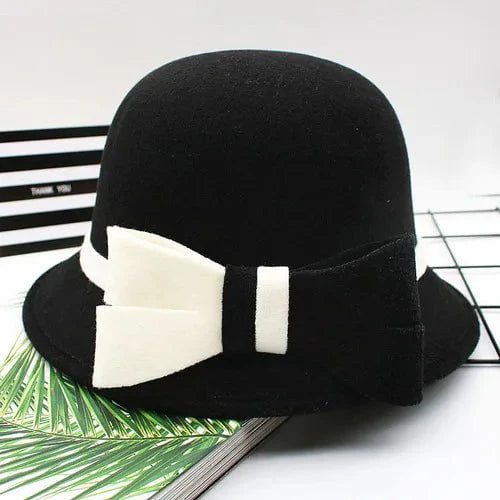 Elegant cloche hat