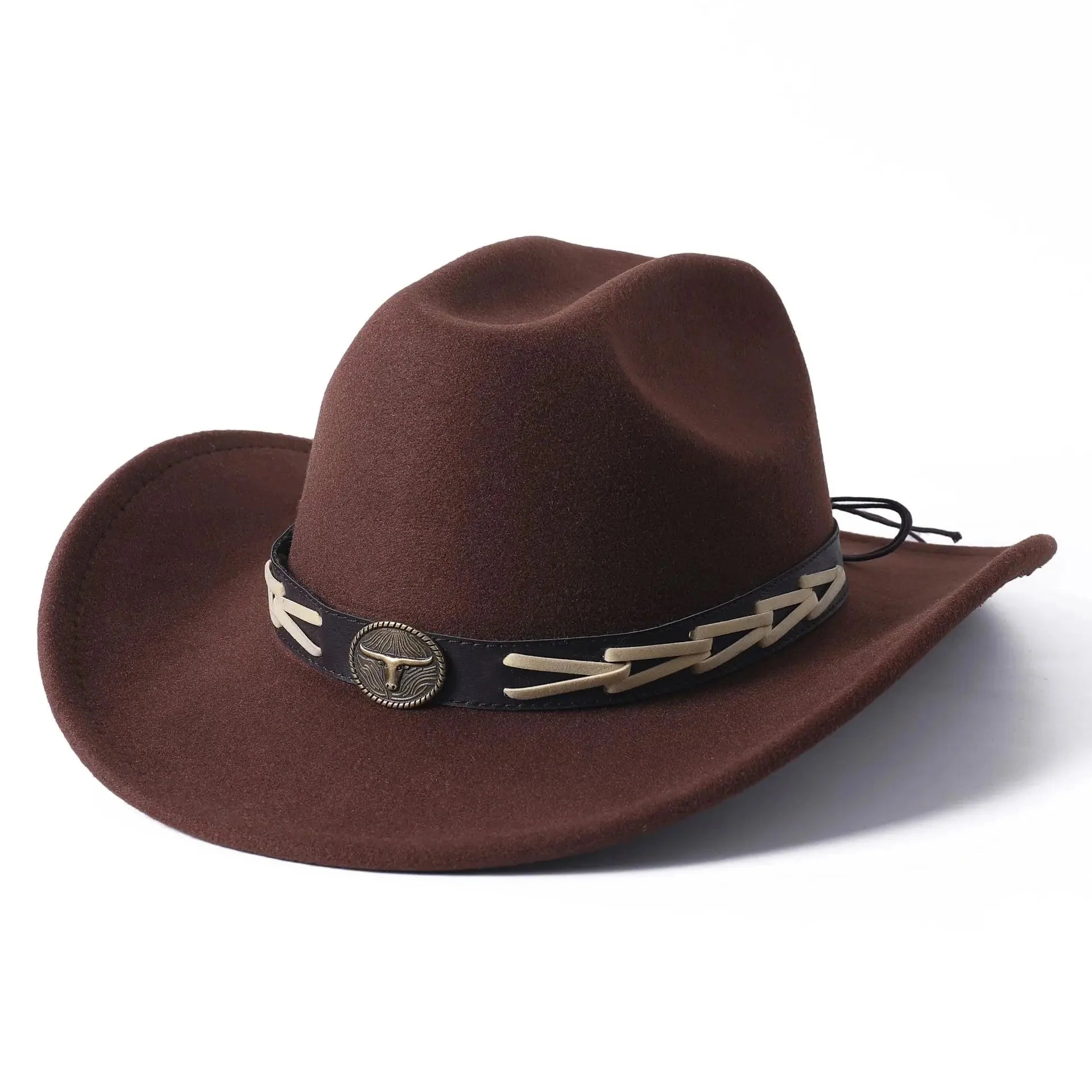 Stetson with bull decoration
