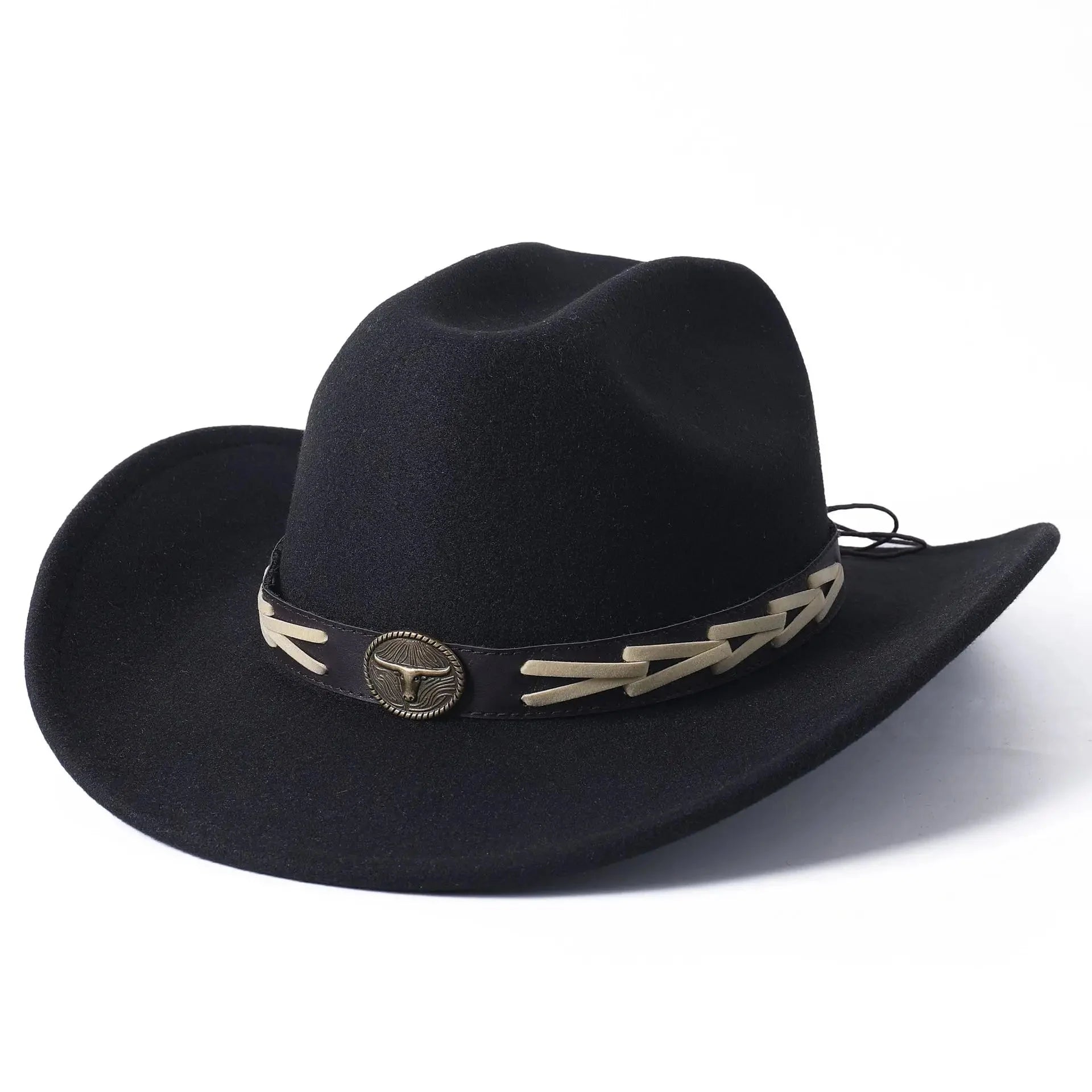 Stetson with bull decoration