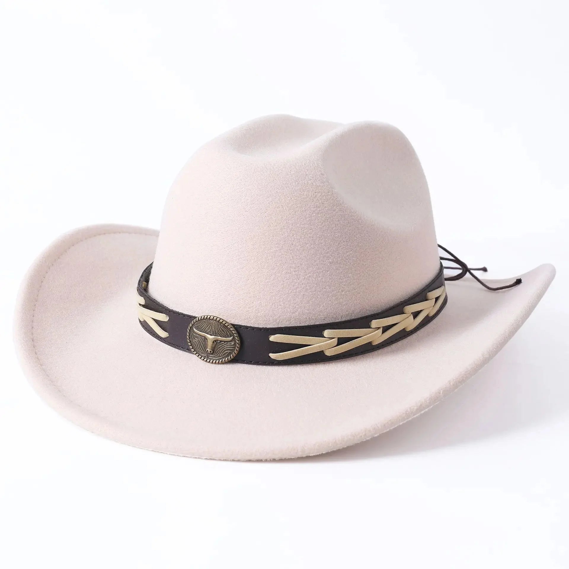 Stetson with bull decoration