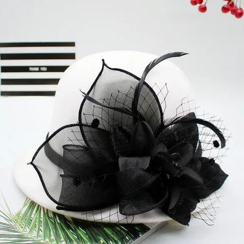Elegant cloche hat