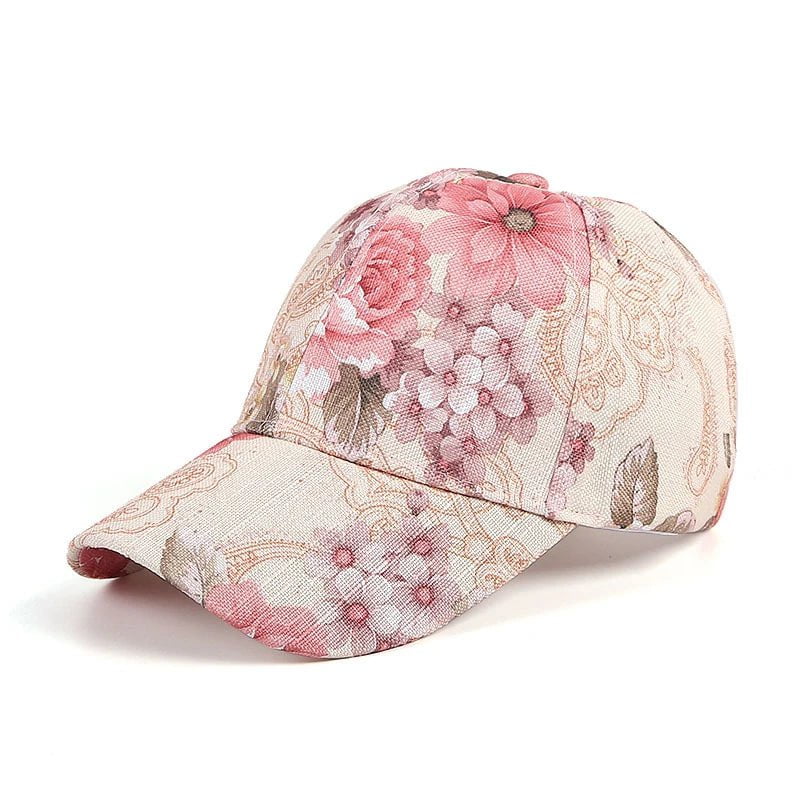 Women's printed cap