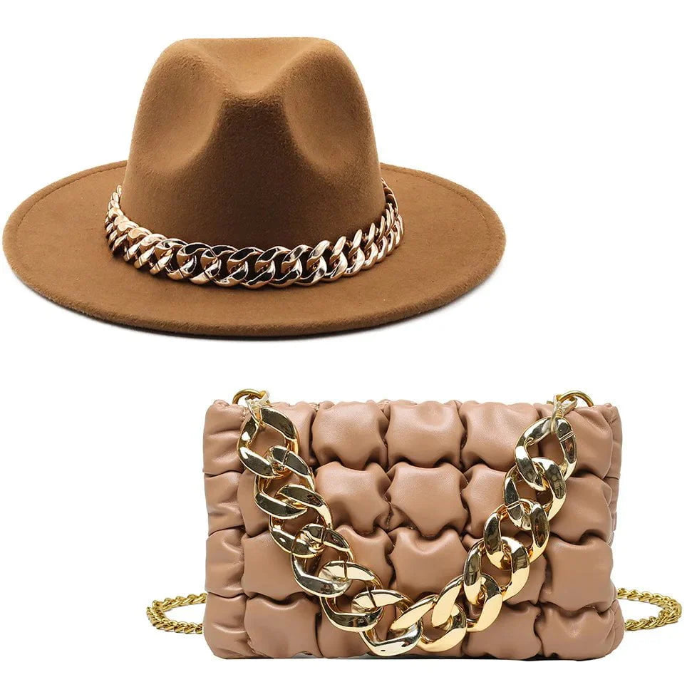 Hat and matching bag