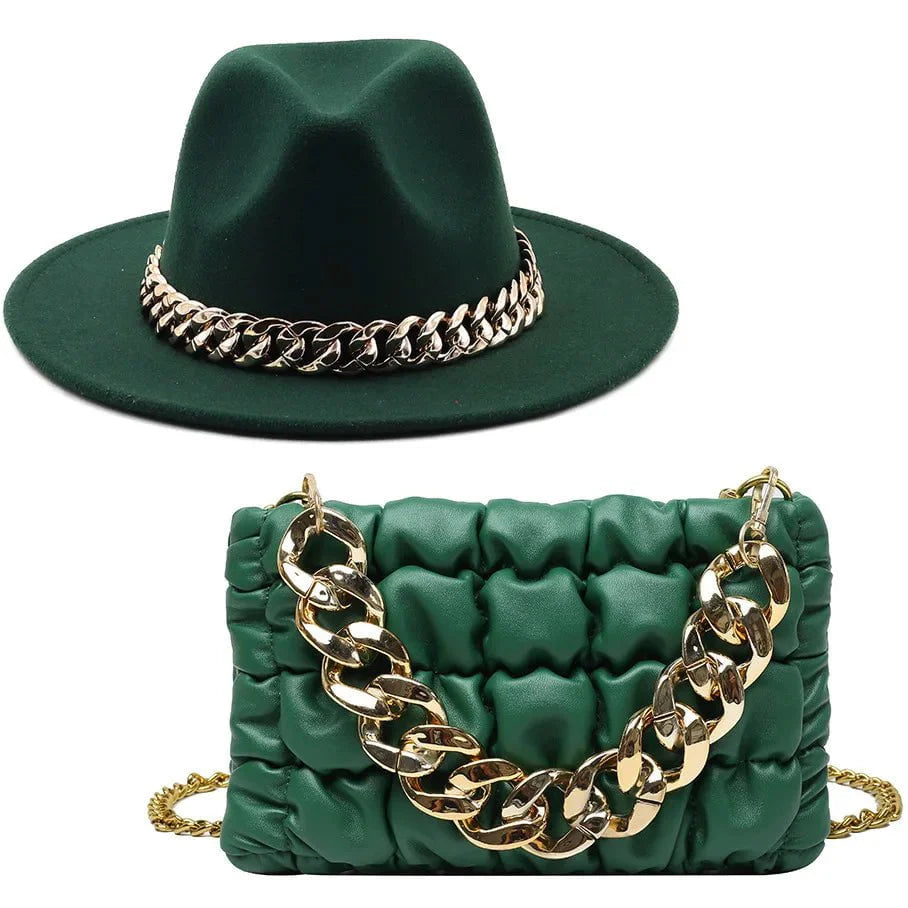 Hat and matching bag