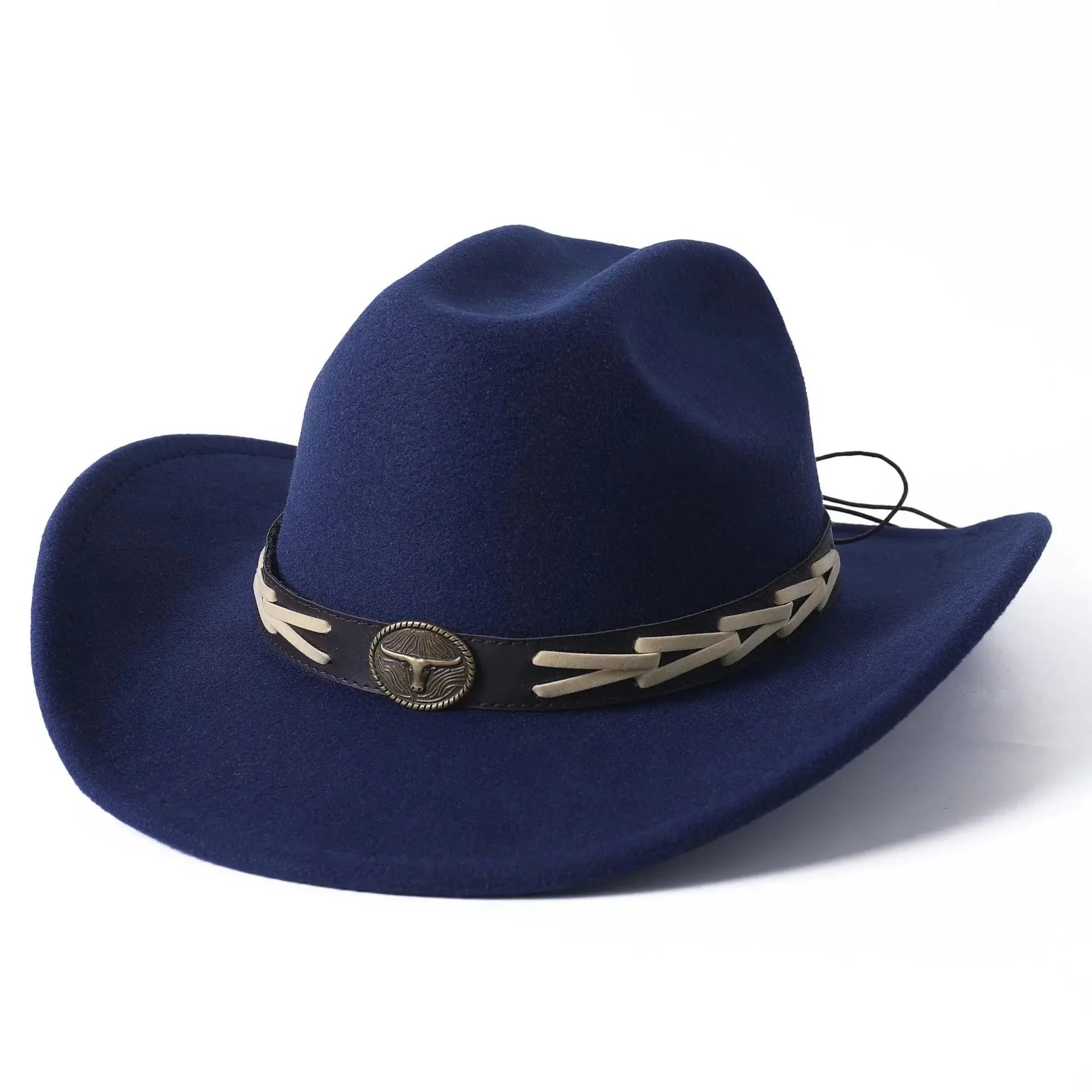 Stetson with bull decoration