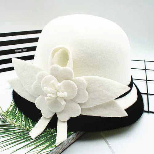 Elegant cloche hat