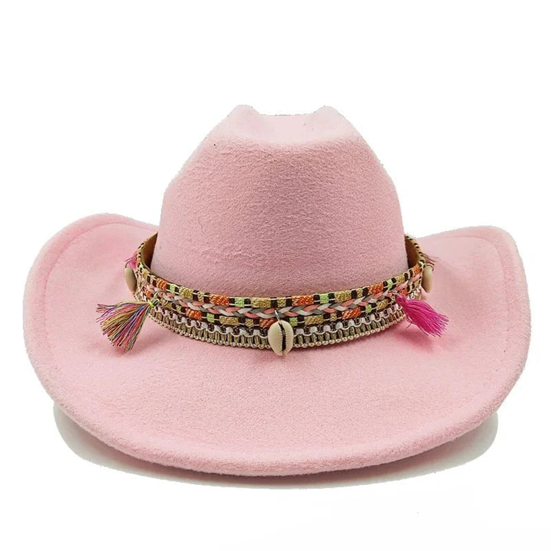 Stetson with bull decoration