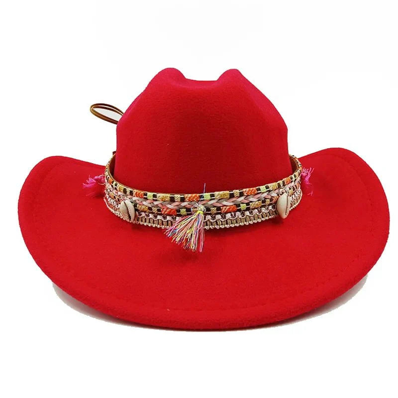 Stetson with bull decoration