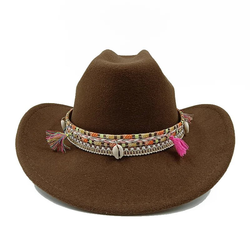 Stetson with bull decoration