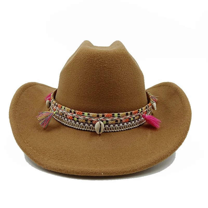 Stetson with bull decoration