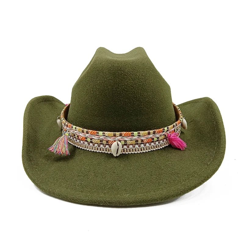 Stetson with bull decoration