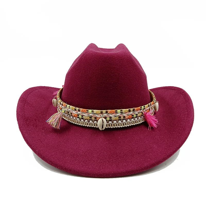 Stetson with bull decoration