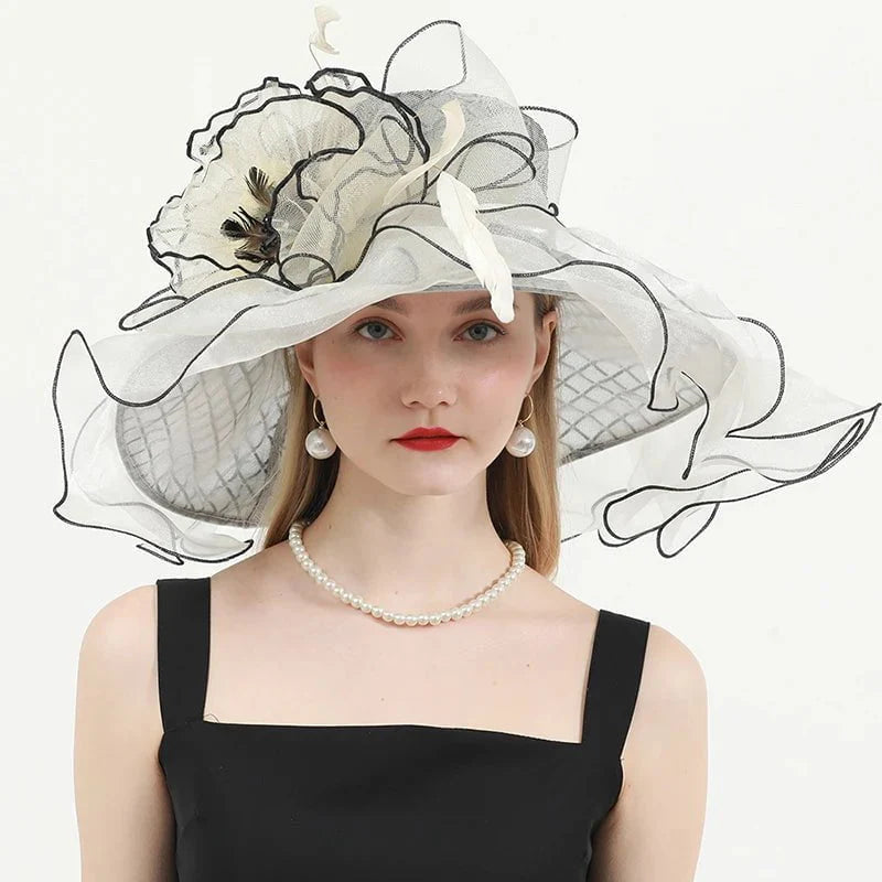 Elegant wedding hat