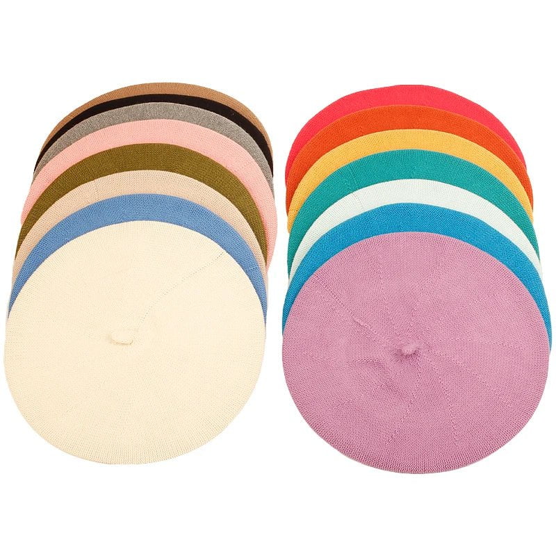 Fine knit beret