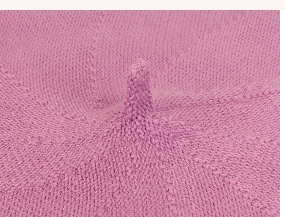 Fine knit beret