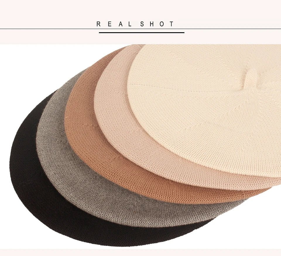 Fine knit beret