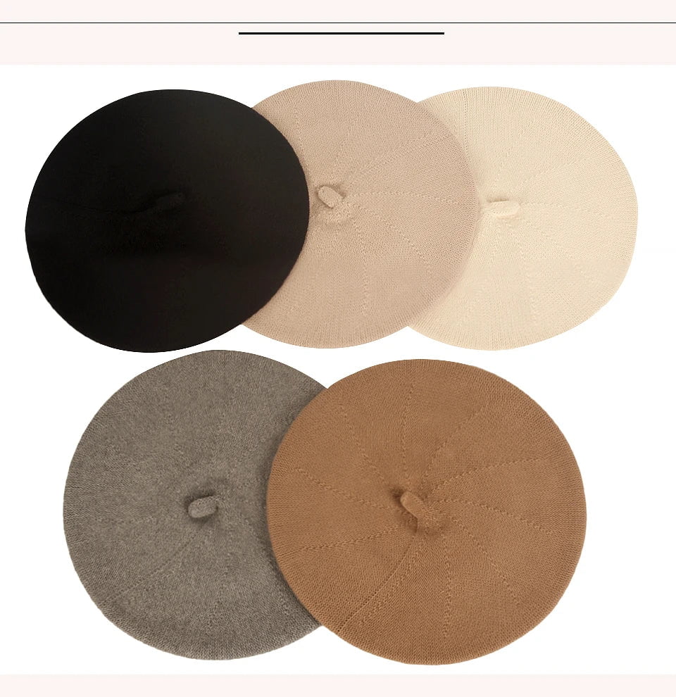 Fine knit beret