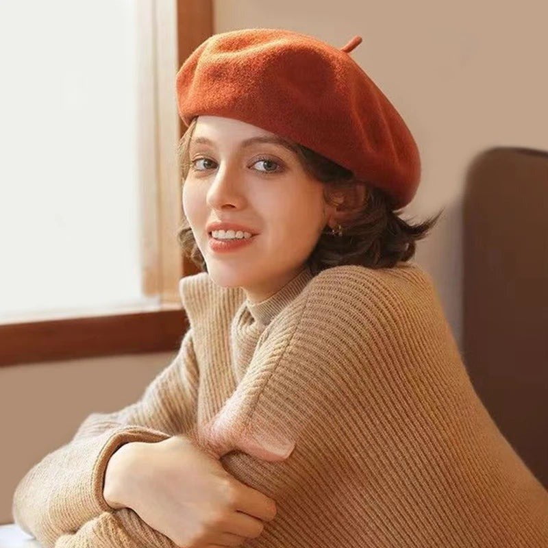 Elegant Wool Beret