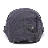 Embroidered cotton beret