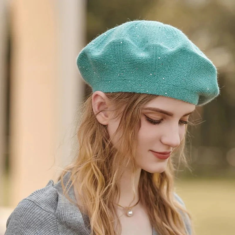 Women's sequined beret