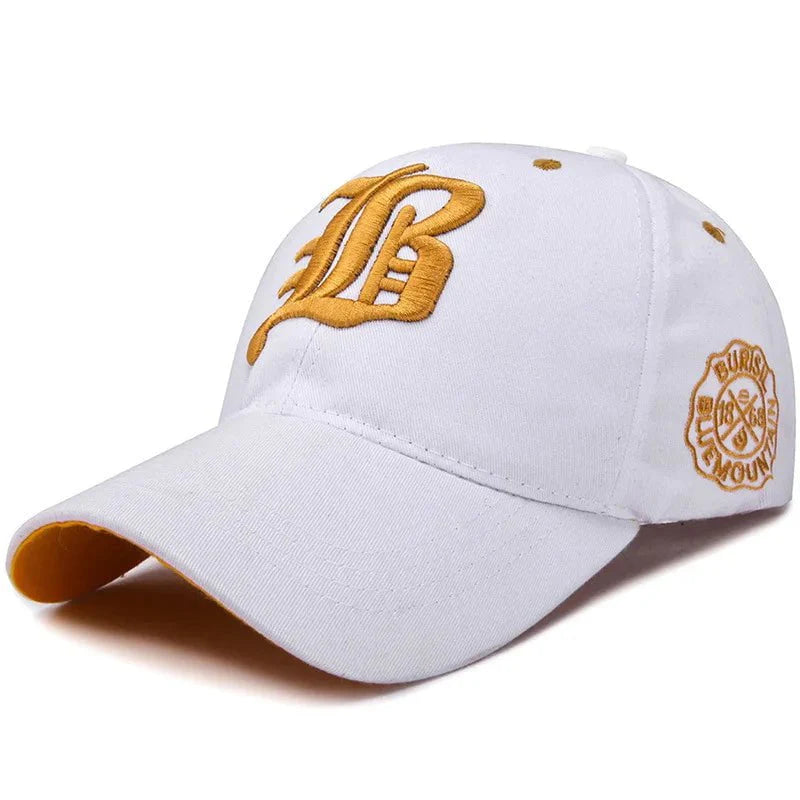 Embroidered hip-hop cap