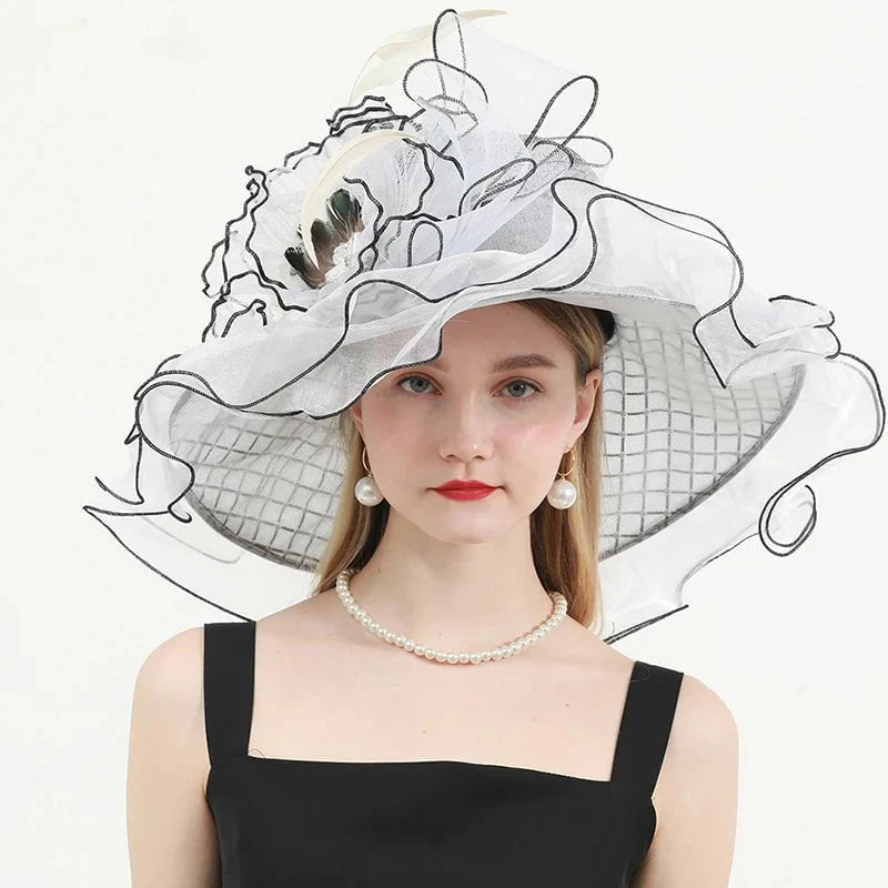Elegant wedding hat