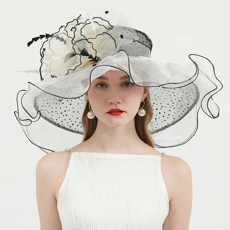 Sophisticated wedding hat