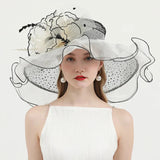 Sophisticated wedding hat