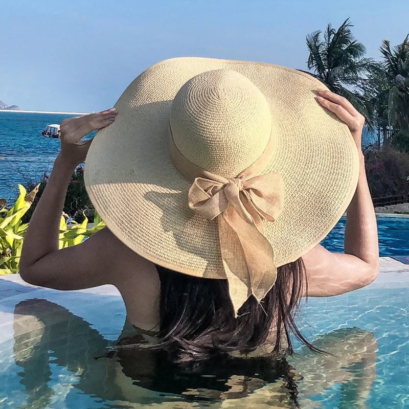 Large beach hat