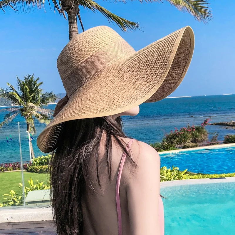 Large beach hat