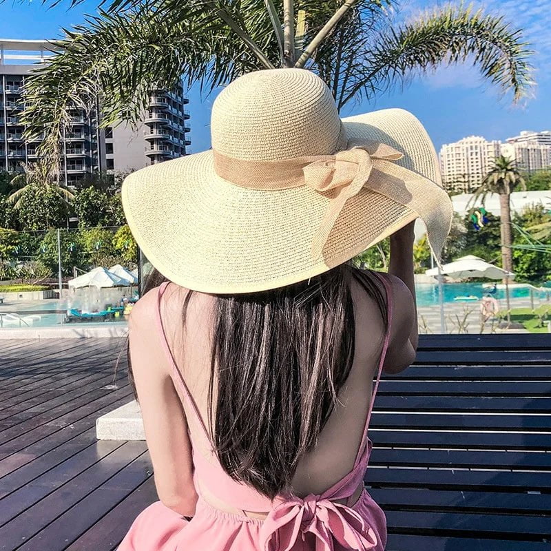 Large beach hat