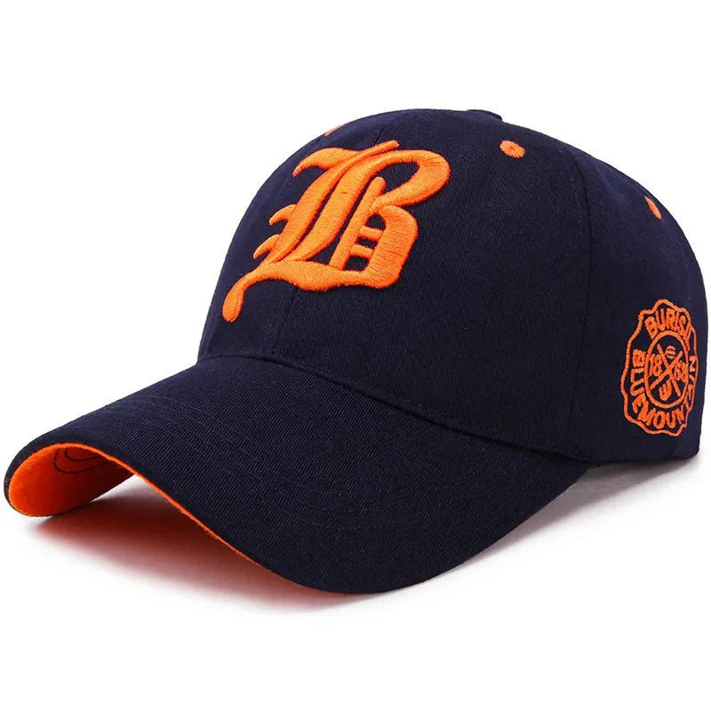 Embroidered hip-hop cap