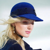 Wool fedora hat