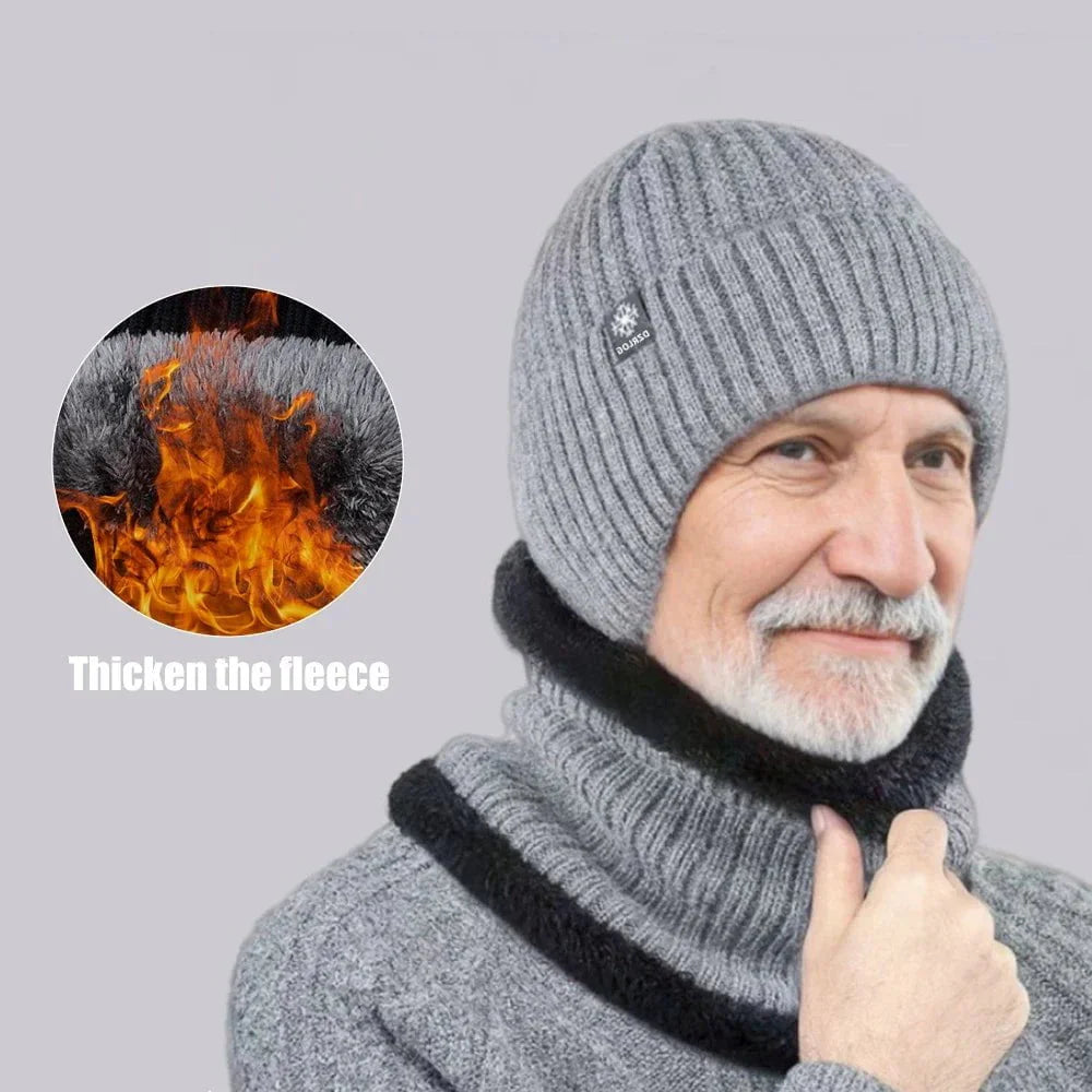 Warm, thick men's hat