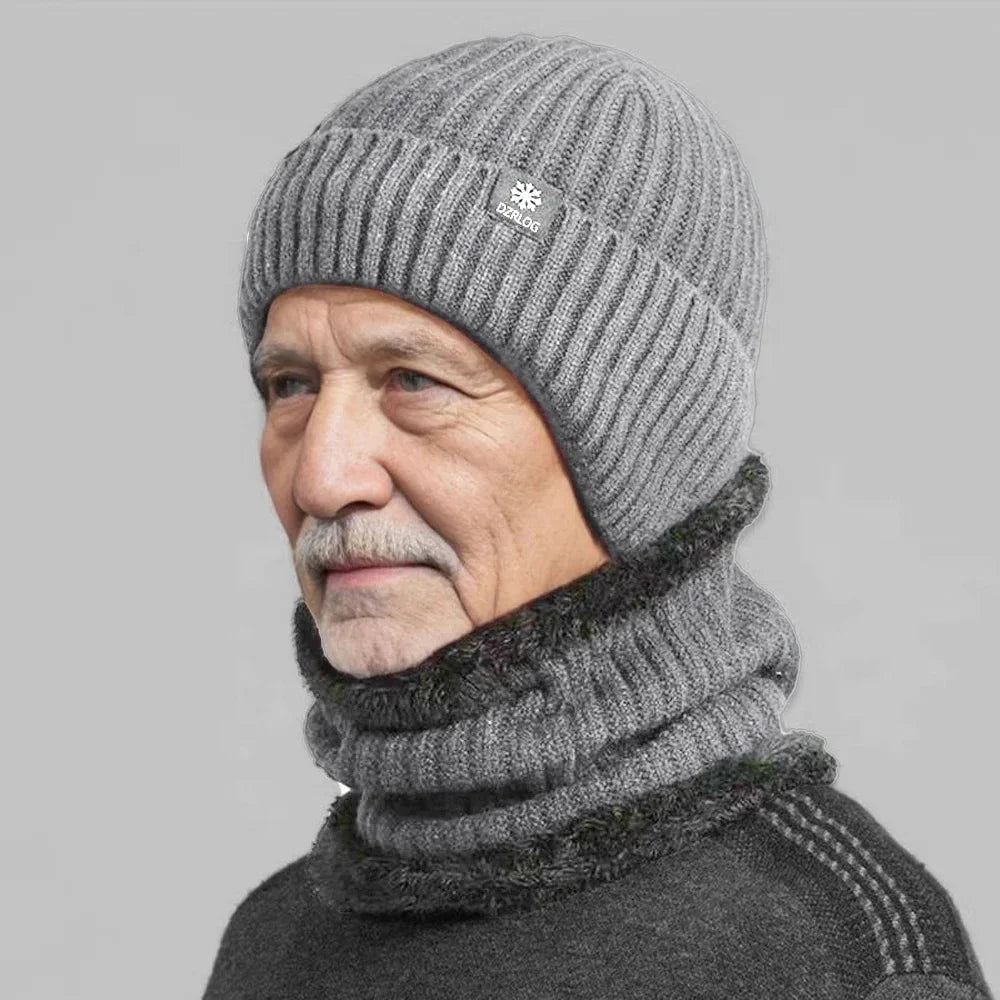 Warm, thick men's hat