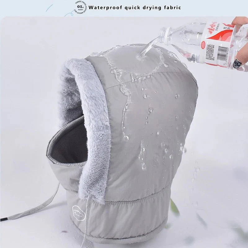 Winter hood with mask