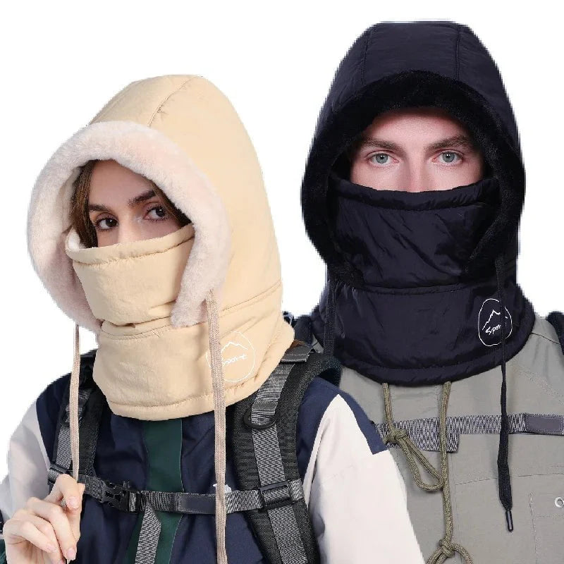Winter hood with mask