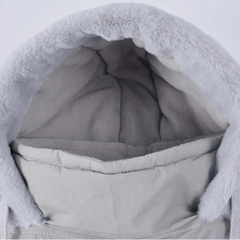 Winter hood with mask