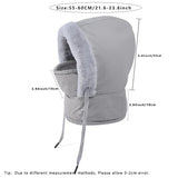 Winter hood with mask