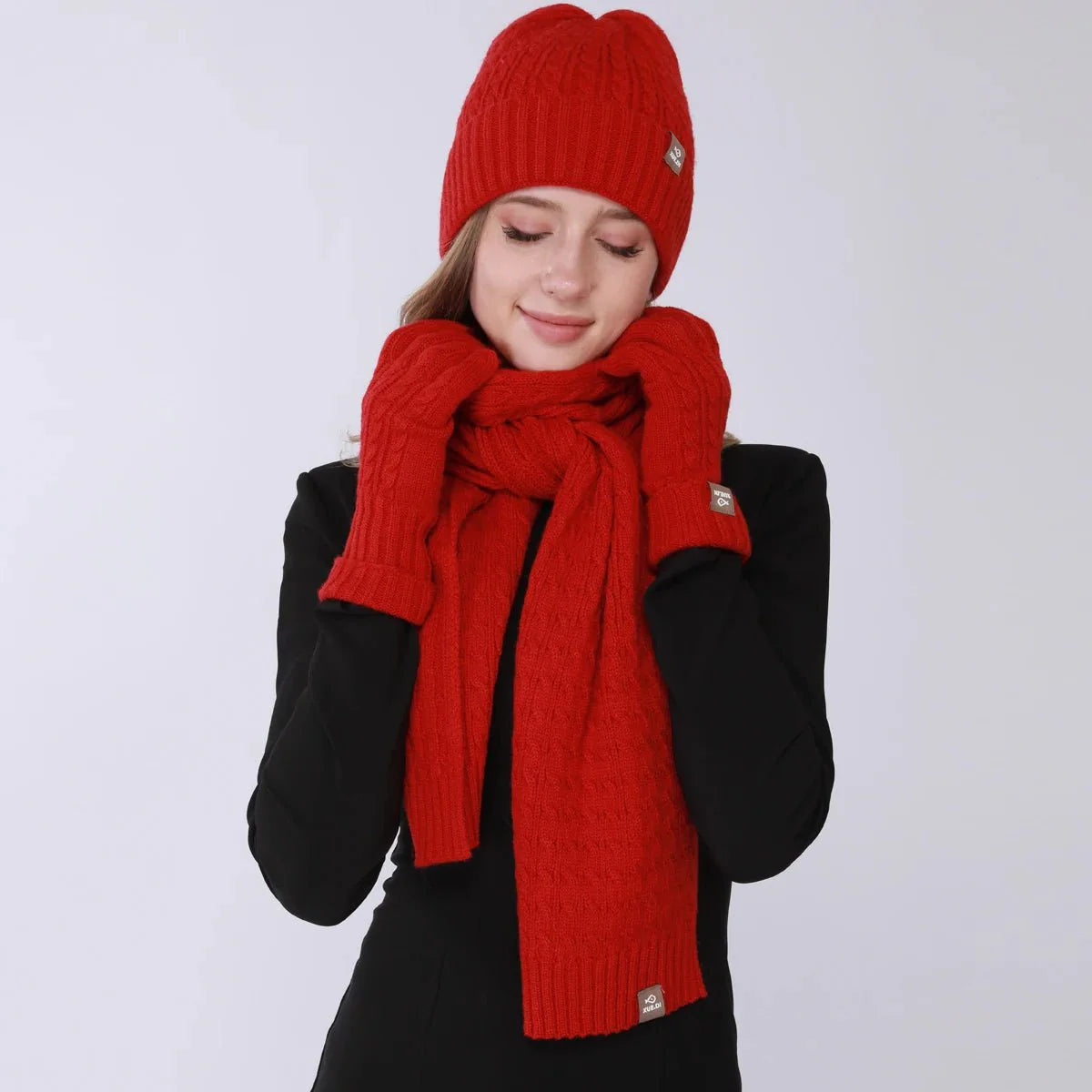 Women's 3-piece solid color set