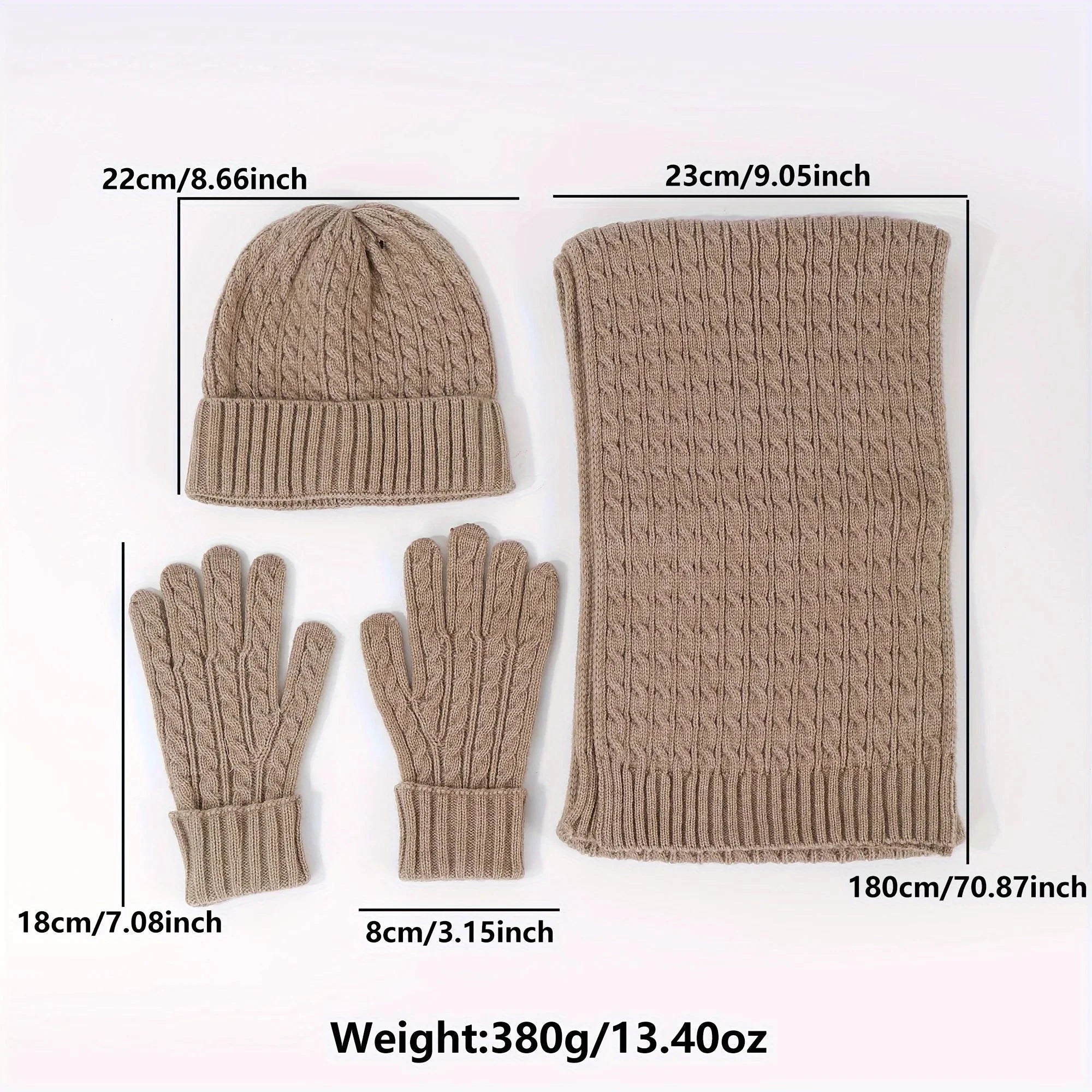 Women's 3-piece solid color set