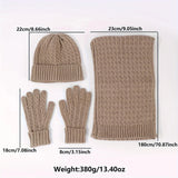 Women's 3-piece solid color set
