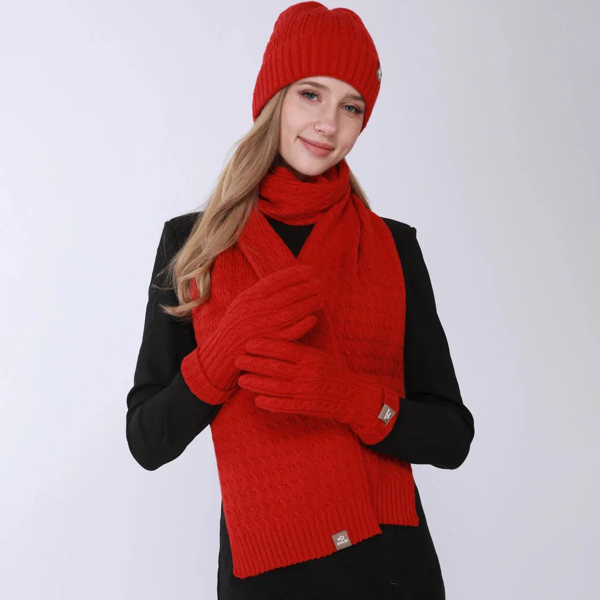 Women's 3-piece solid color set