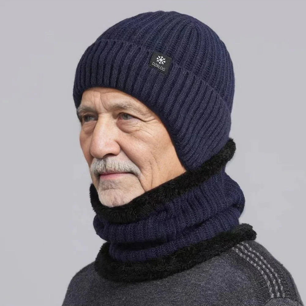 Warm, thick men's hat