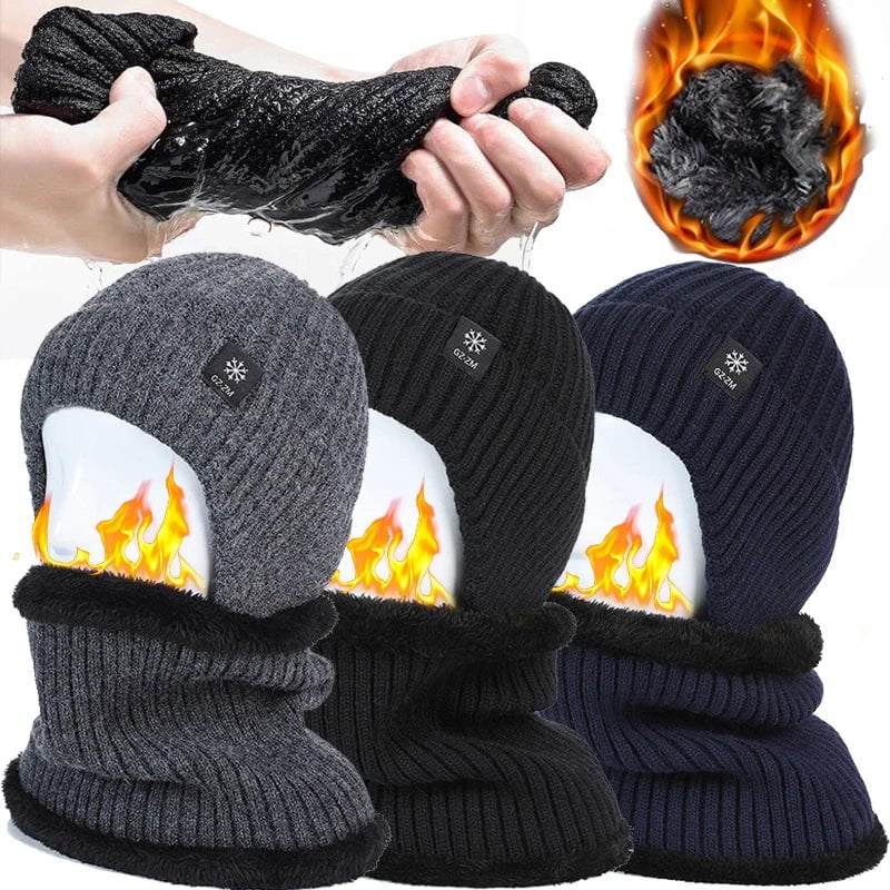 Men's cap and neck set